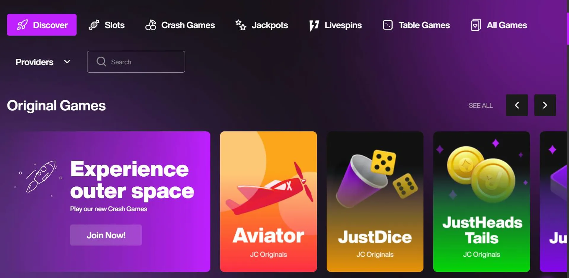 Jogos de casino online