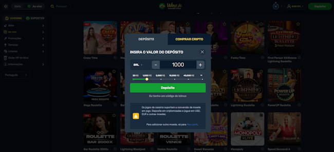 Jogo roleta online
